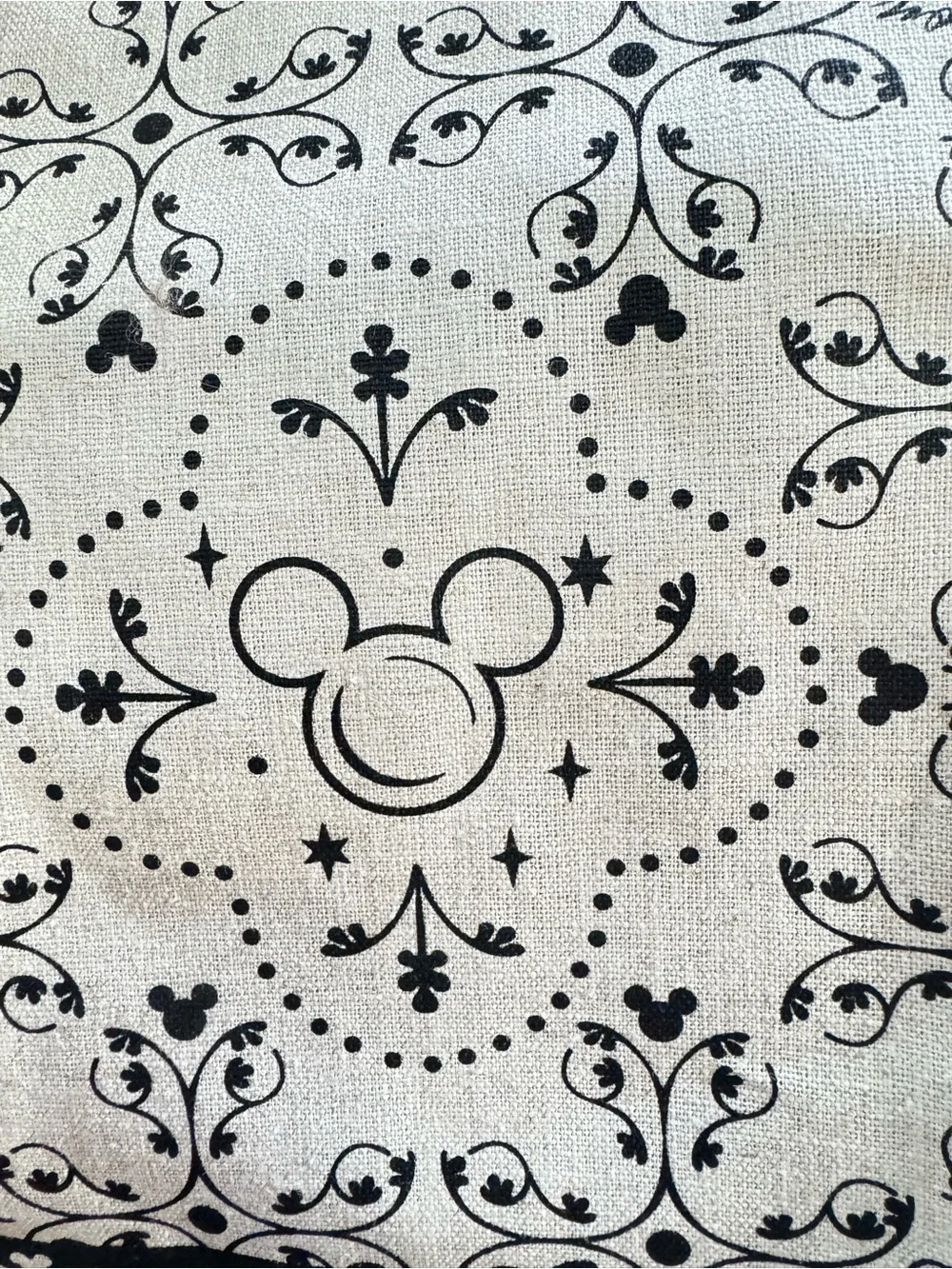 NWT Disney Parks Mickey Mouse Filigree Kitchen Towel Set  (2 Packs/ 4 total)